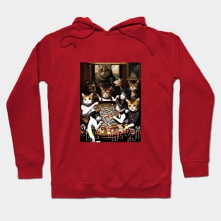 cats casino  seize the day design Hoodie